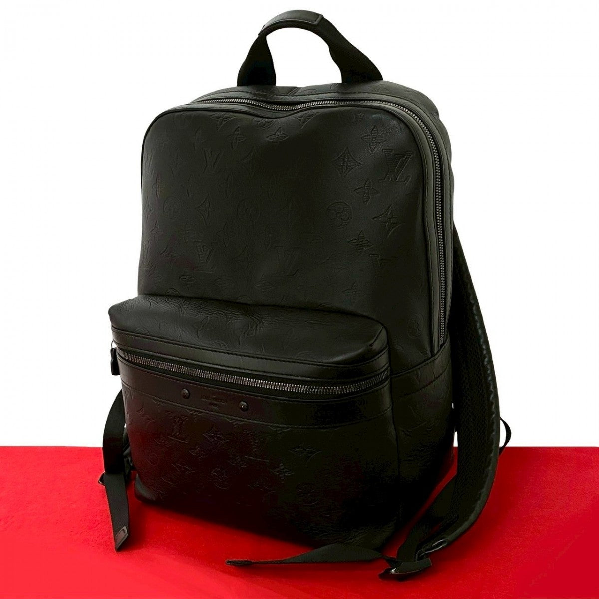Louis Vuitton Backpack M44727 shadow sprinter backpack Monogram Leather Black