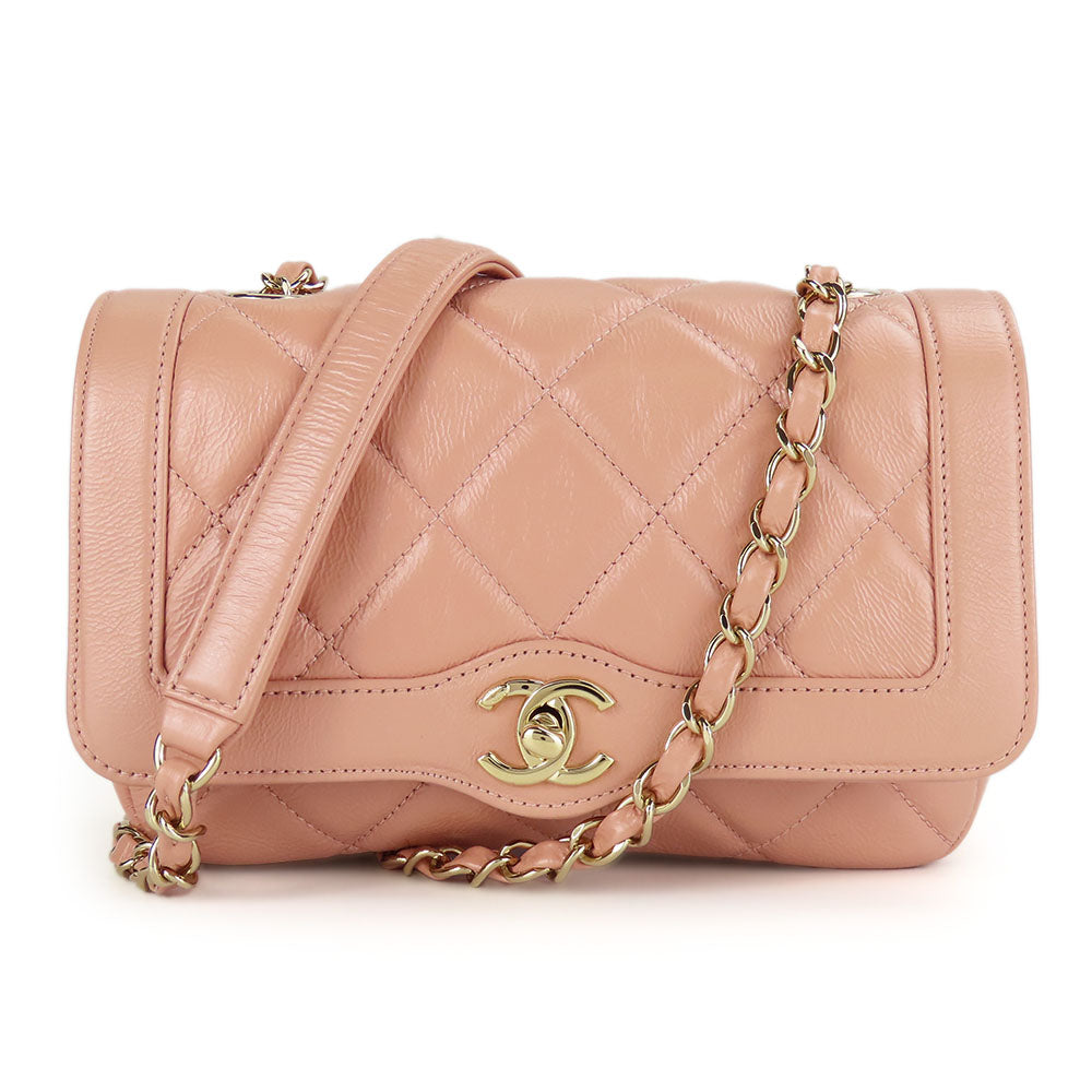 Chanel Matrasse Pink Leather Shoulder Bag 2