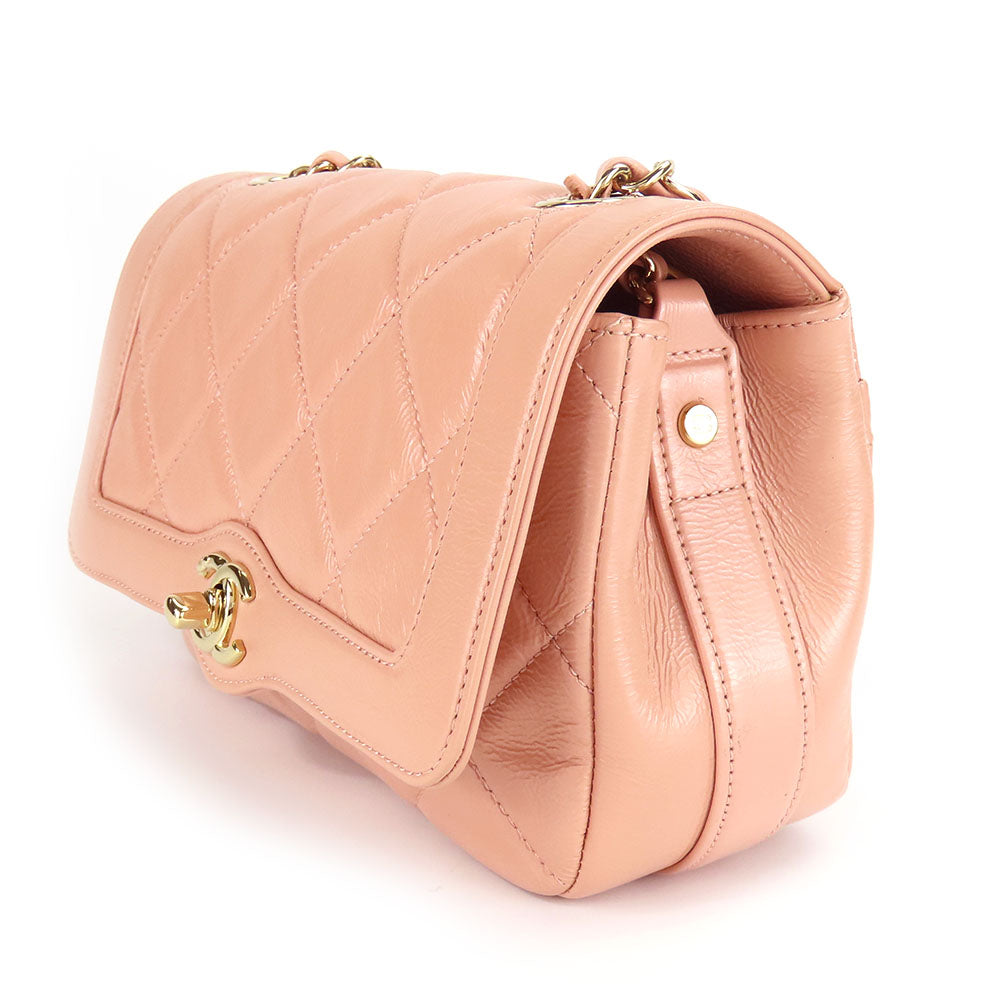 Chanel Matrasse Pink Leather Shoulder Bag 2
