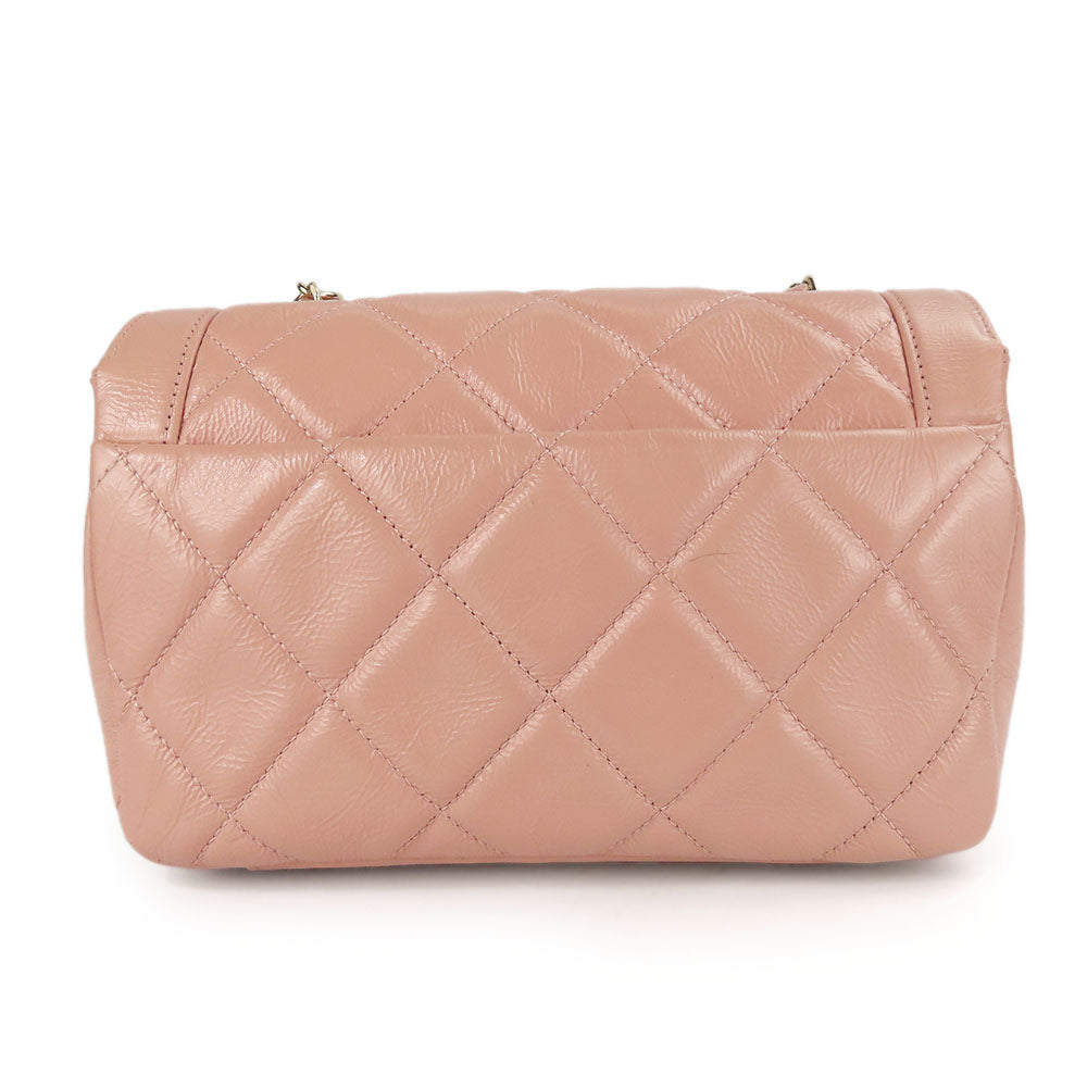 Chanel Matrasse Pink Leather Shoulder Bag 2
