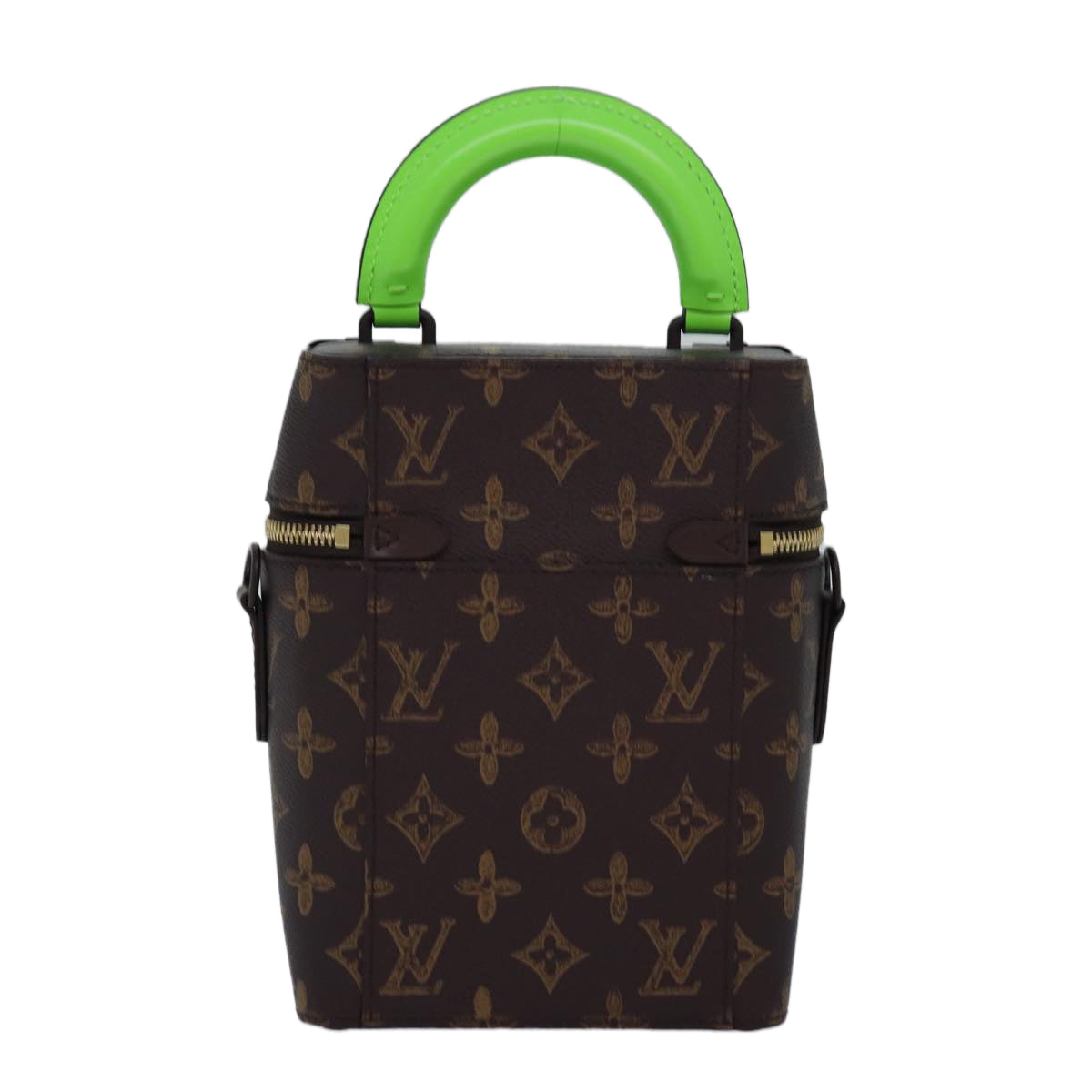 LOUIS VUITTON Monogram Vertical Box Shoulder Bag M59664 LV Auth 82618A
