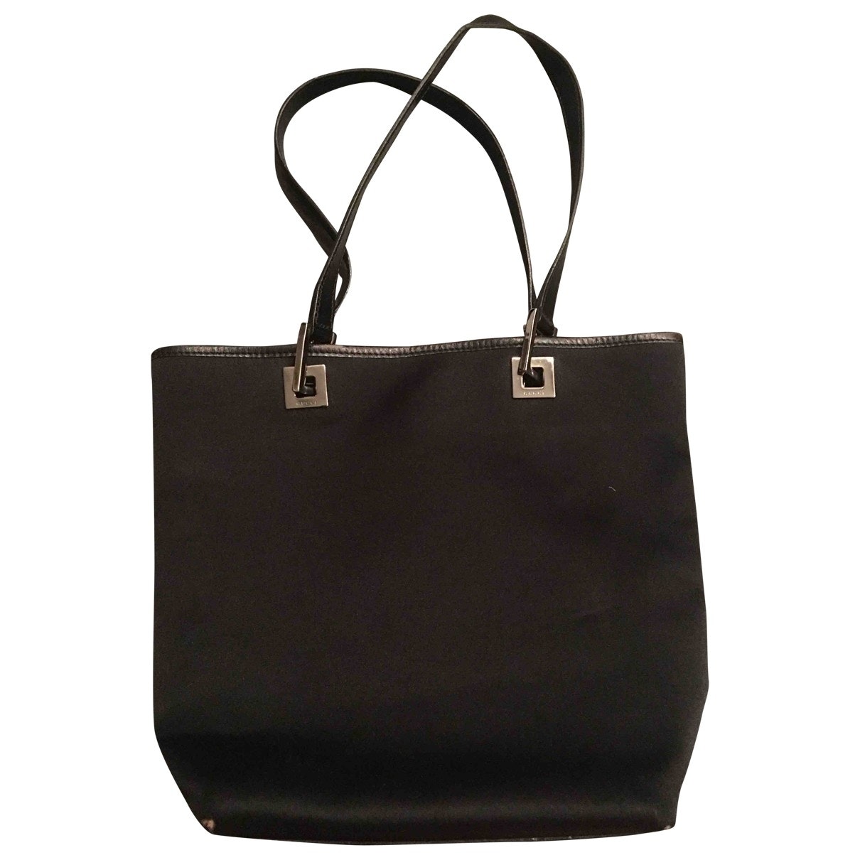 Gucci black cloth handbag