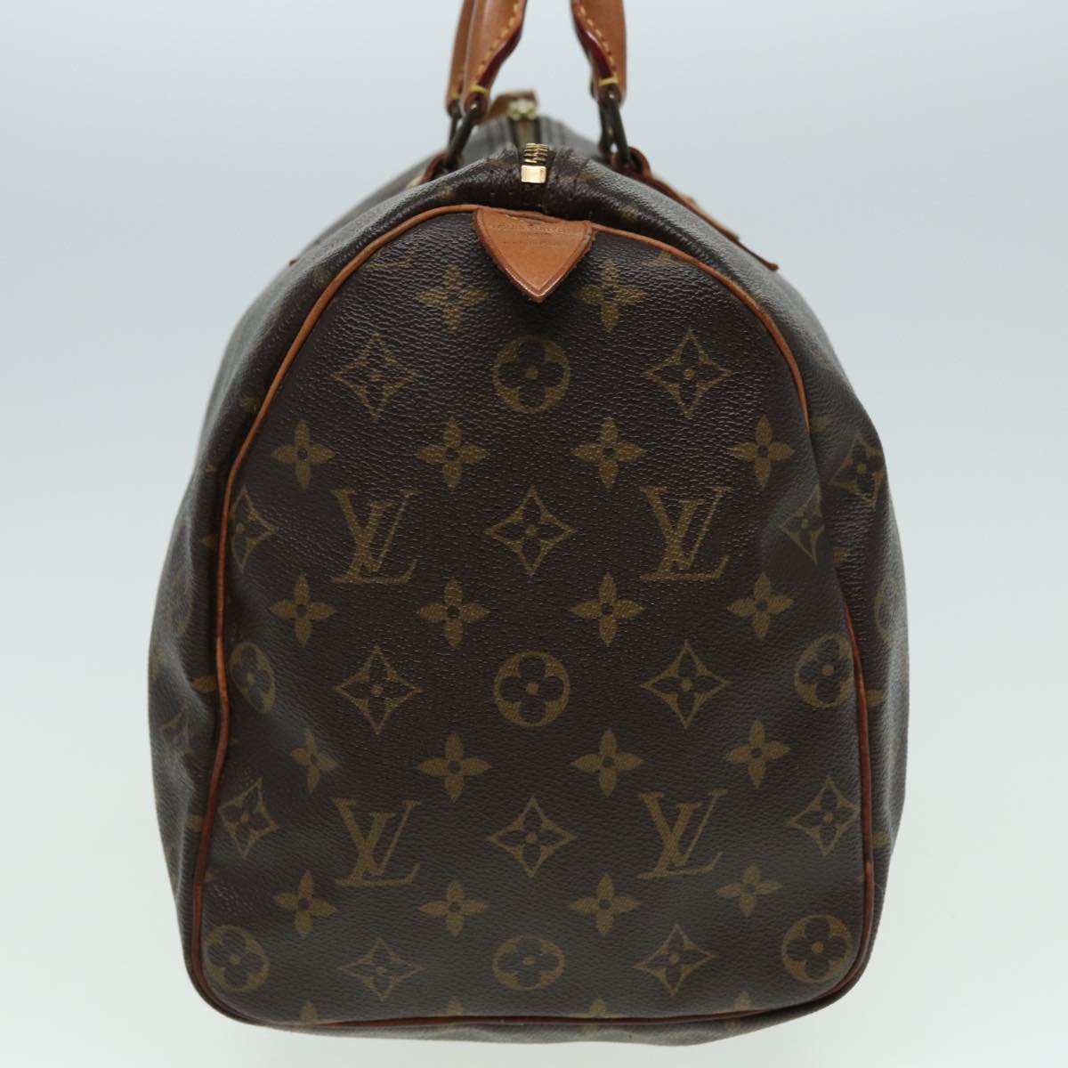 LOUIS VUITTON Monogram Speedy 35 Hand Bag M41524 LV Auth 82656