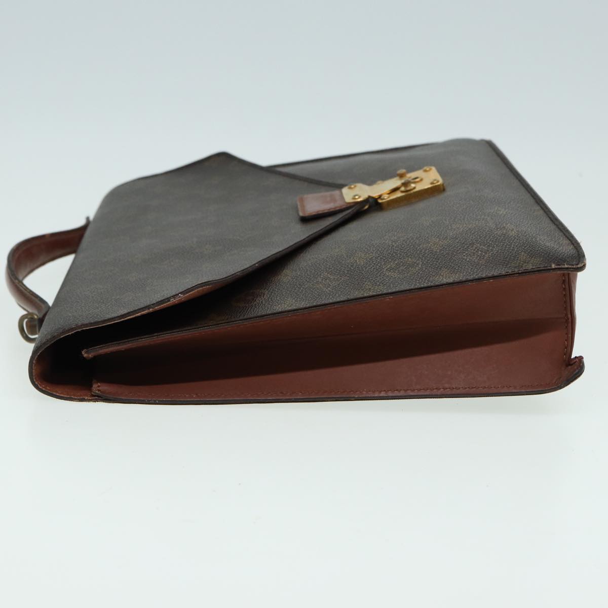 LOUIS VUITTON Monogram Porte Documents Bandouliere Bag M53338 LV Auth 82682