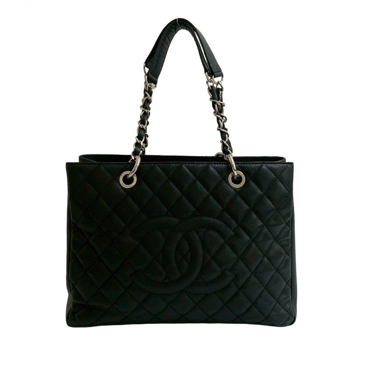 Chanel Matt caviar skin Matrasse Black Tote Bag