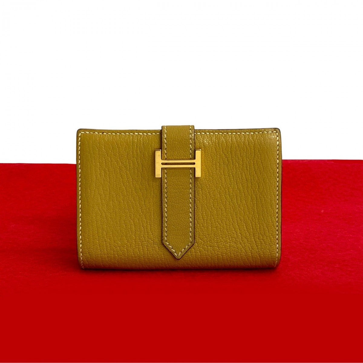 Card Case Shave Yellow Bearn Handbag Mini Travel Bag