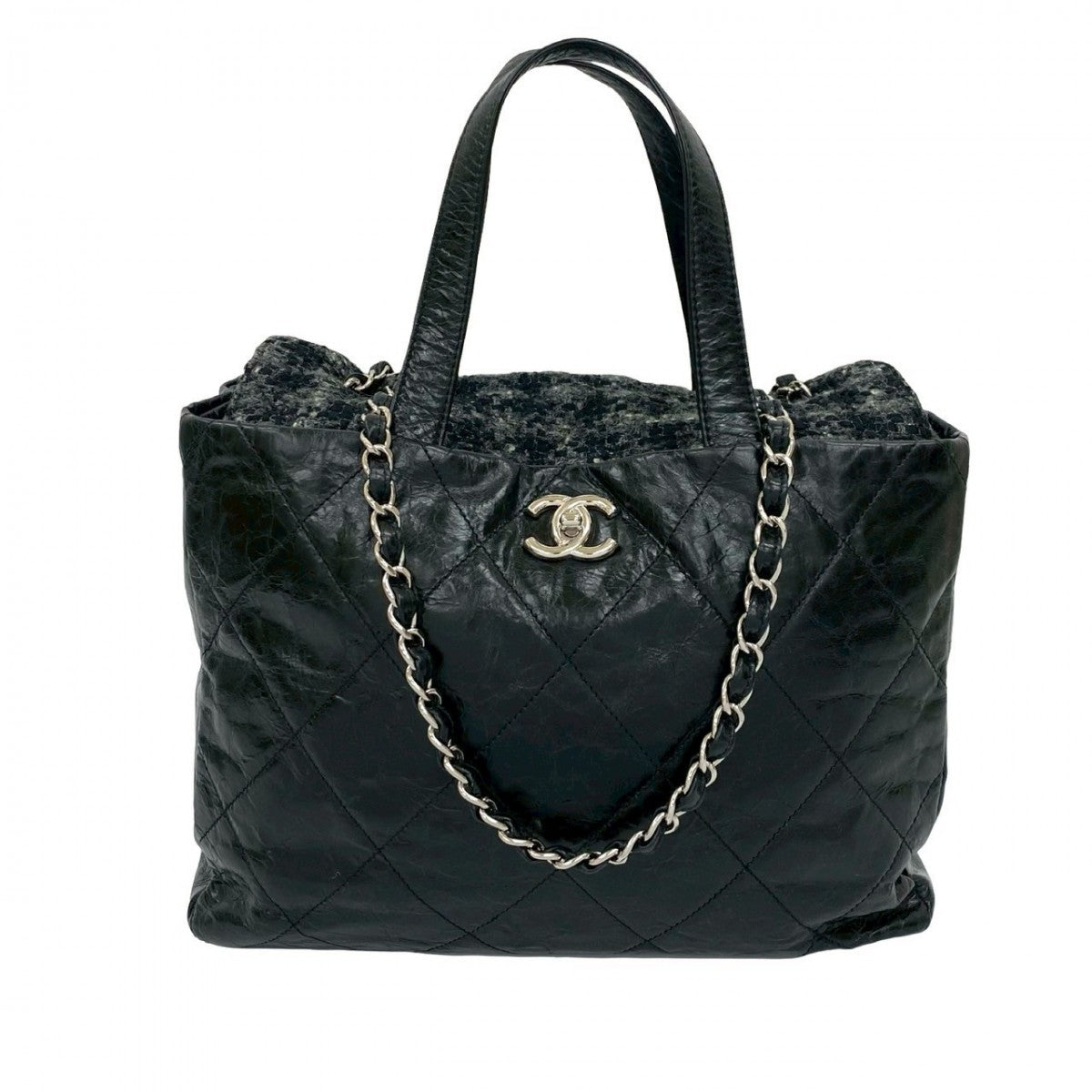 Chanel Porto Perro Black Leather Handbag