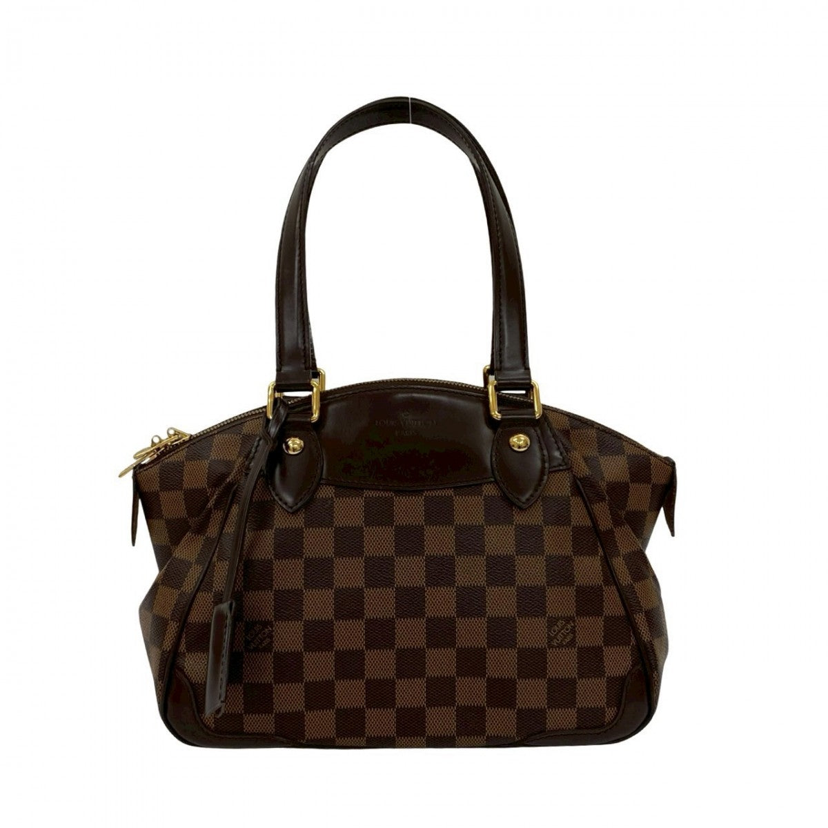 Louis Vuitton Damier Verona PM Leather Brown Handbag