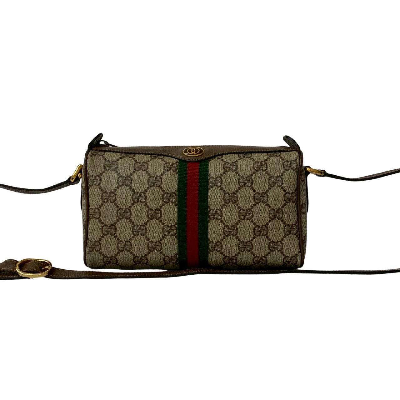 Gucci Sherry line Leather Brown Shoulder Bag 826B826