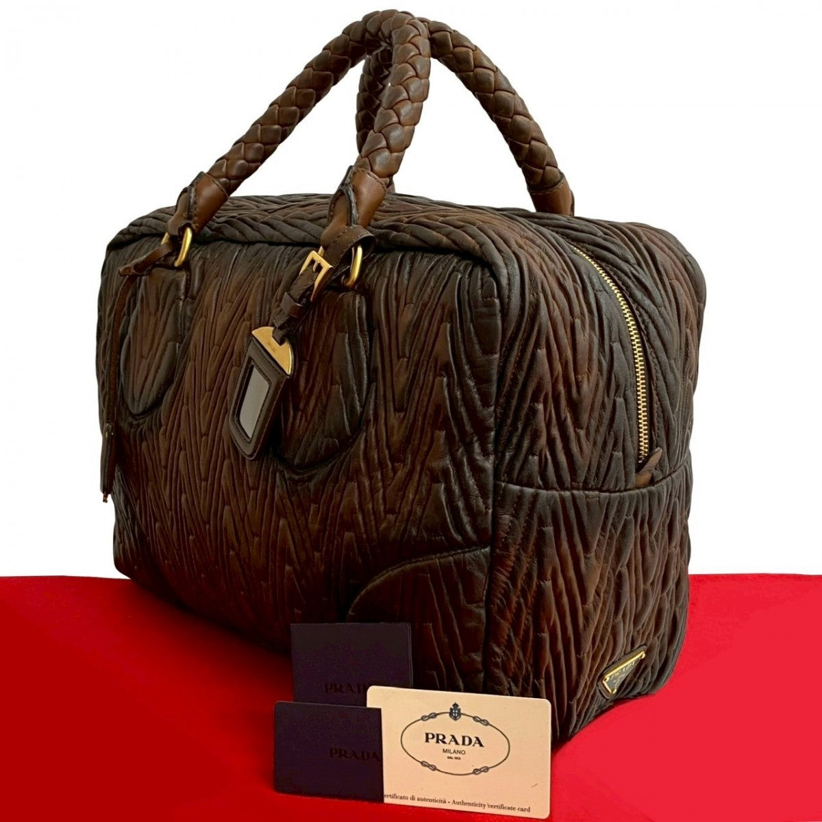 Handbag Leather Brown Travel Bag