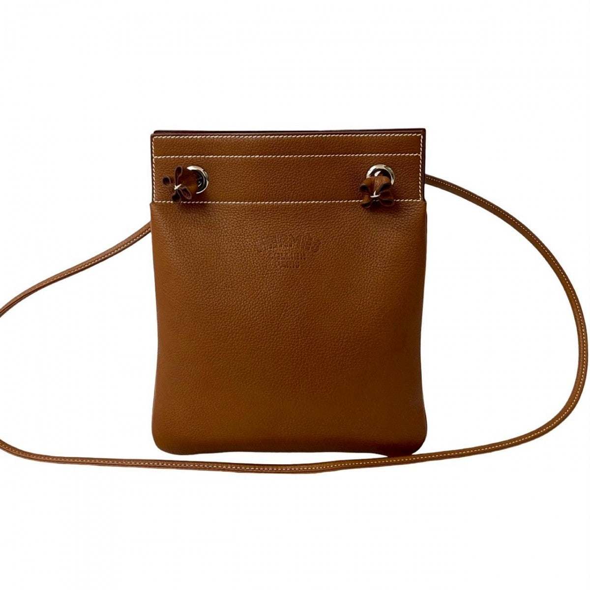 Hermes Shoulder Bag Vauvarenia Arine Brown Mini
