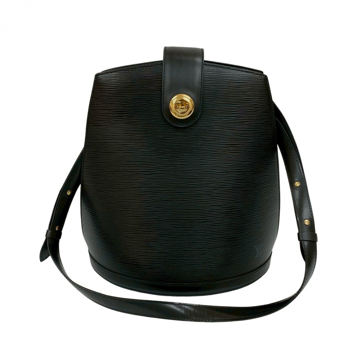 Louis Vuitton Epi Cluny Leather Black Shoulder Bag