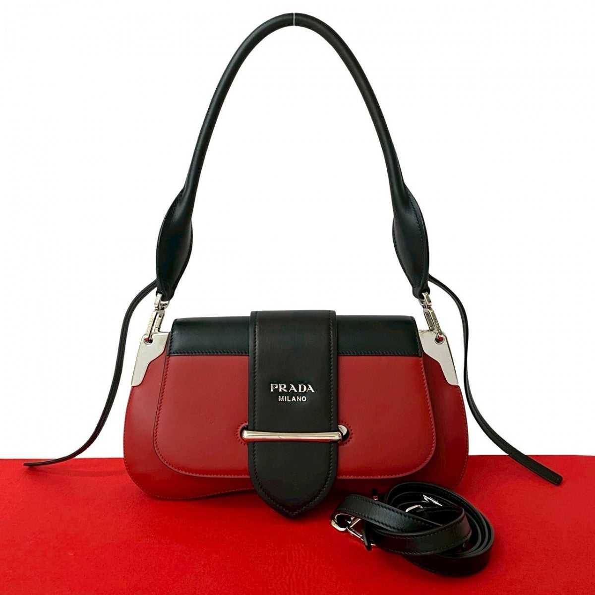 Shoulder Bag Sydney Leather Black