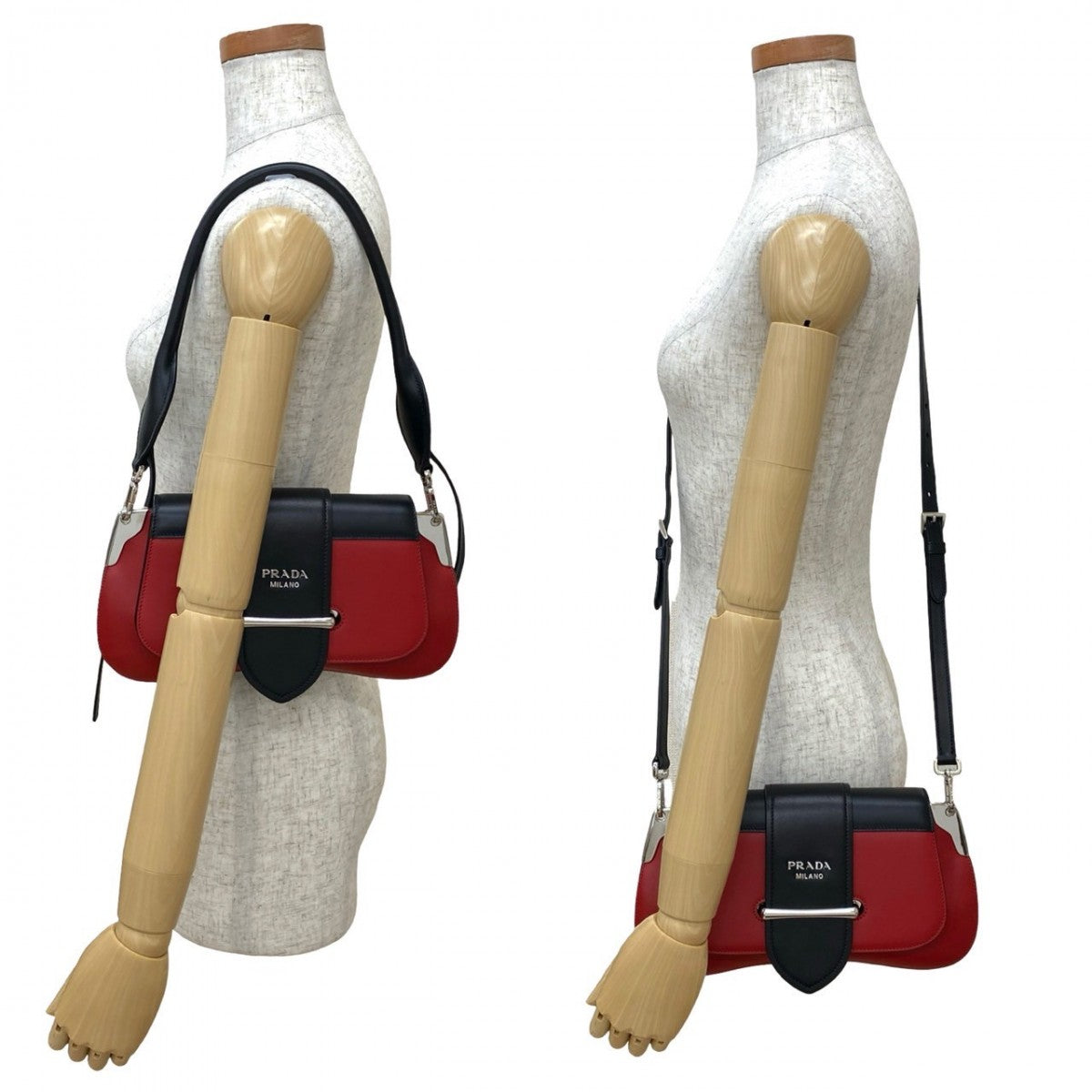 Shoulder Bag Sydney Leather Black