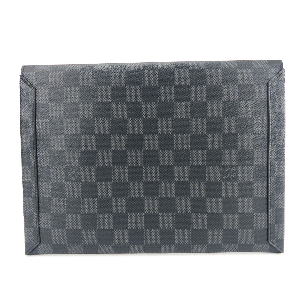 Louis Vuitton business N60255 Damier Grafitte Alpha Black Handbag