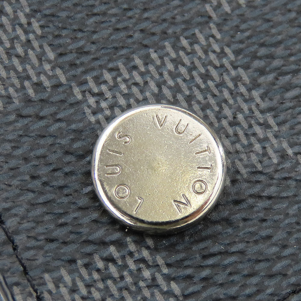 Louis Vuitton business N60255 Damier Grafitte Alpha Black Handbag