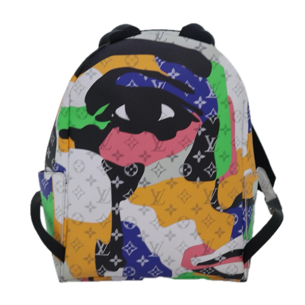 LOUIS VUITTON Monogram LV Portrait Discovery Backpack PM M46680 LV Auth 82747A