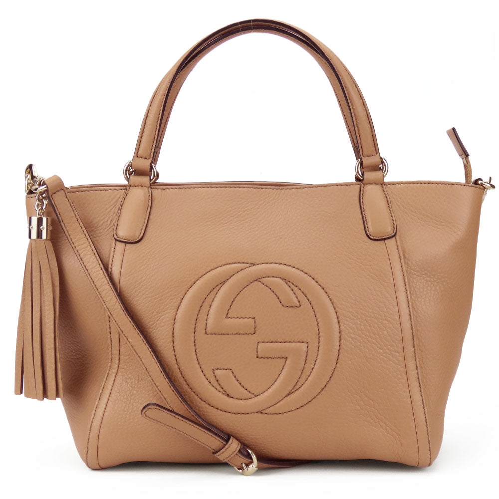 Gucci Soho 2Way Shoulder Bag Leather