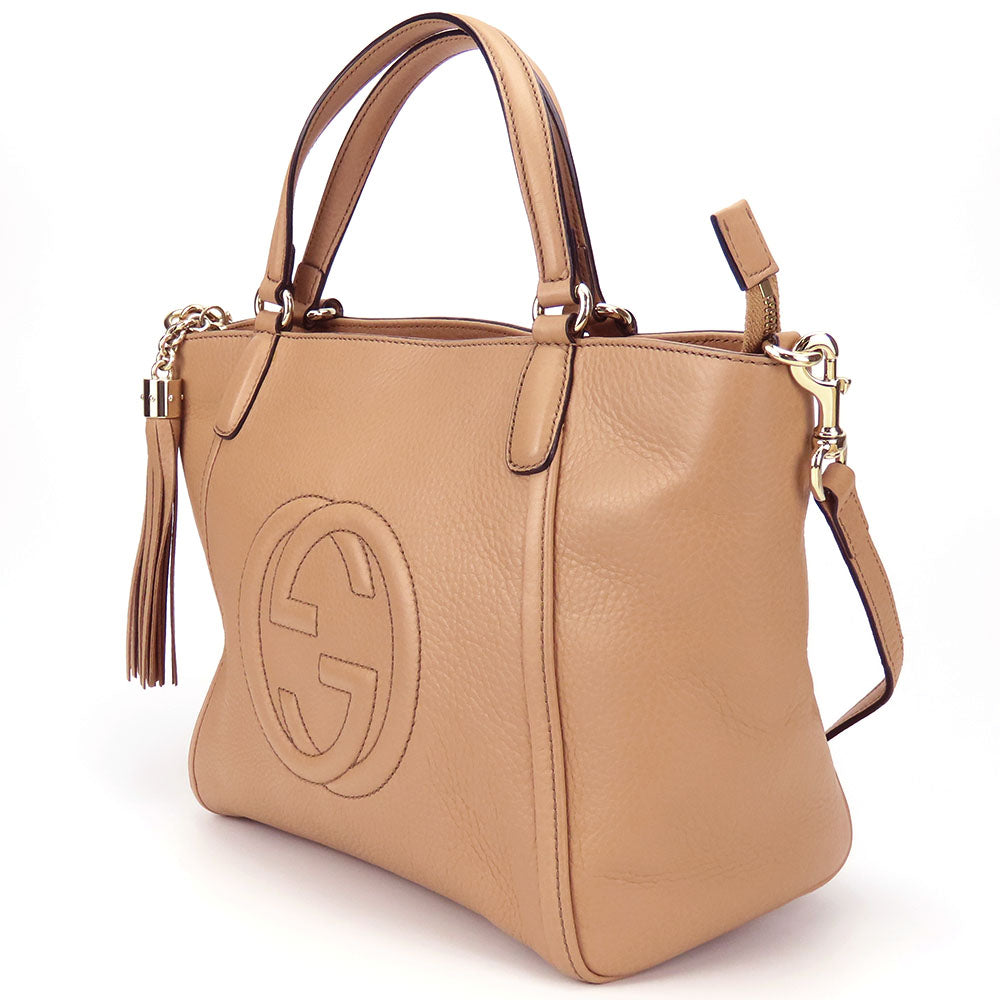 Gucci Soho 2Way Shoulder Bag Leather