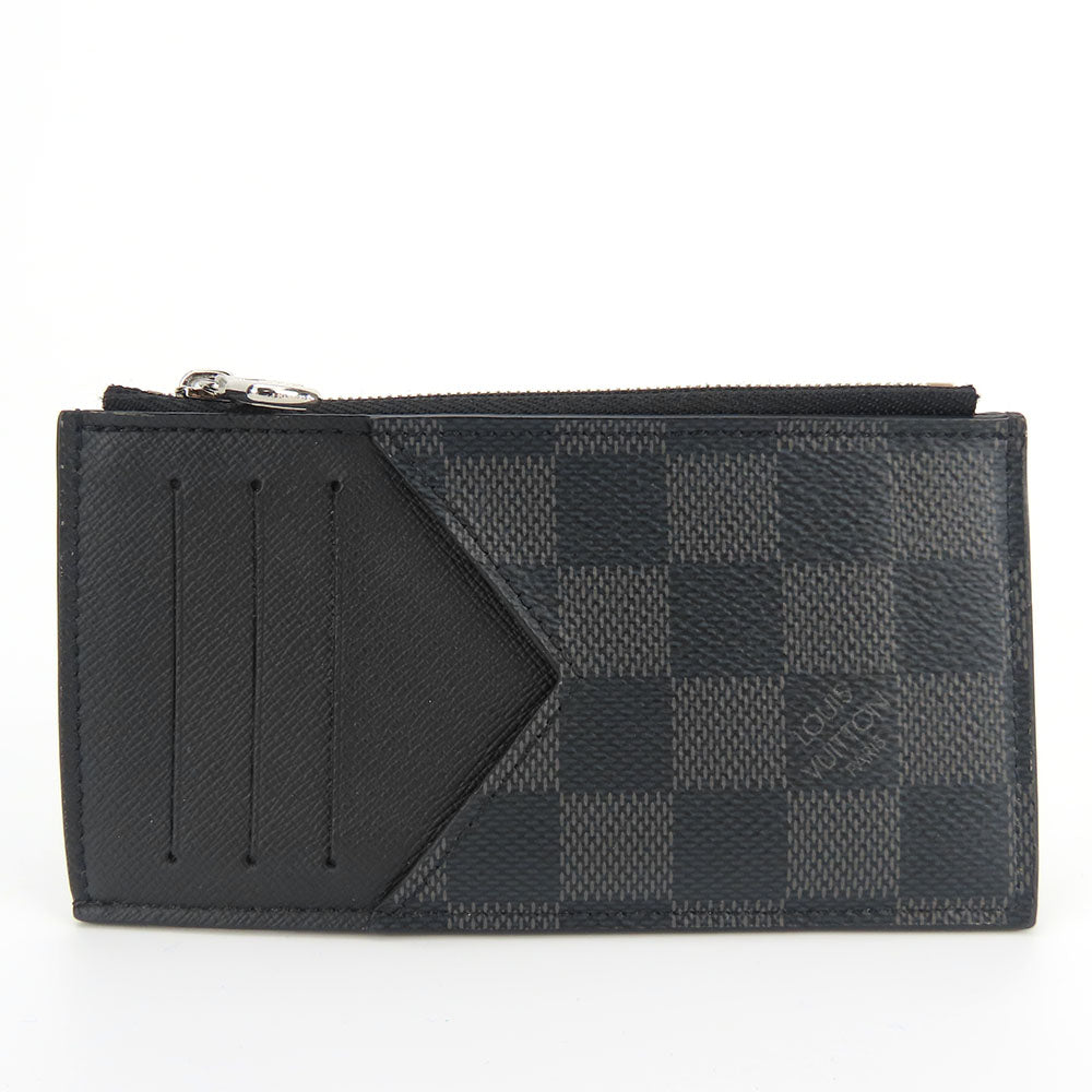 Louis Vuitton N64038 Damier Grafitte Coin holder Black Wallet Case