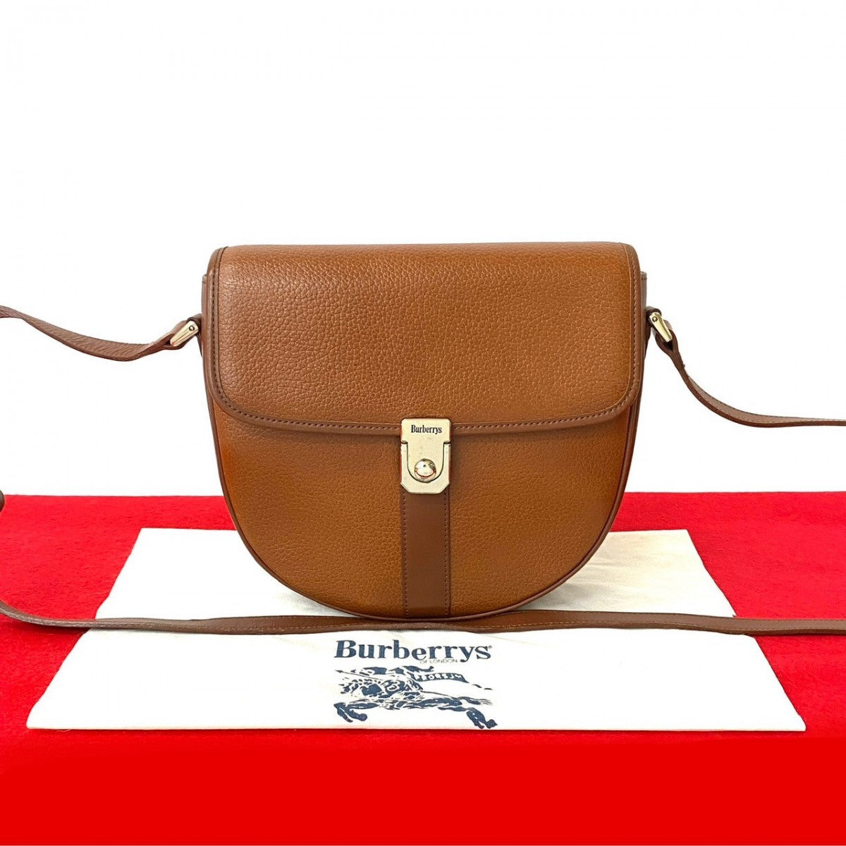Burberry Shoulder Bag Leather Brown 827B827 26739