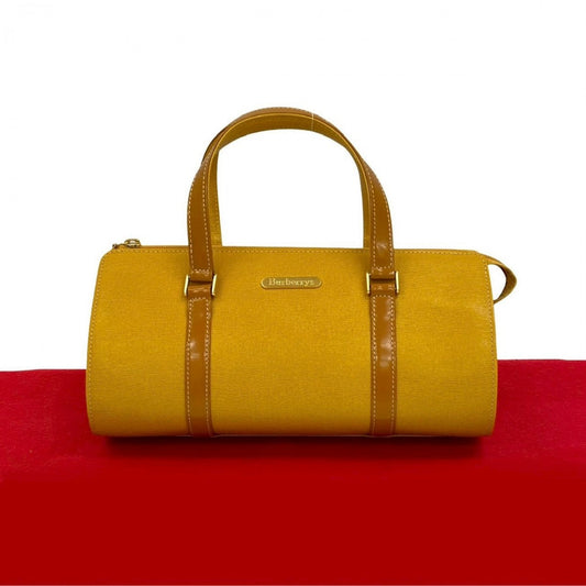 Burberry 827B827 43058 Leather Yellow Travel Bag