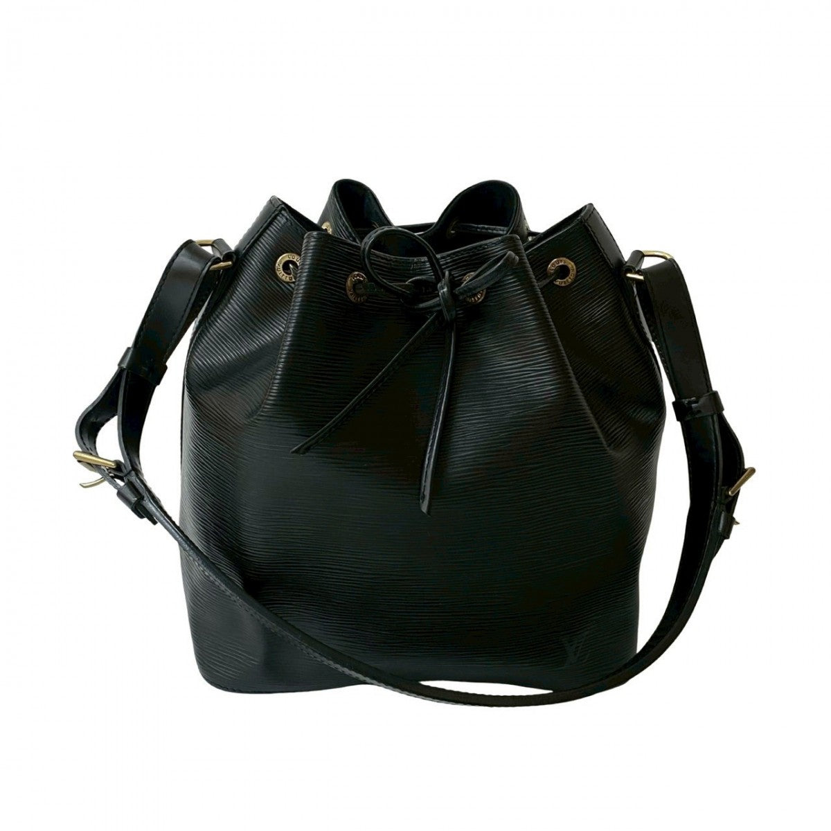 Louis Vuitton Epi Petit Noe Leather Black Shoulder Bag 827B827