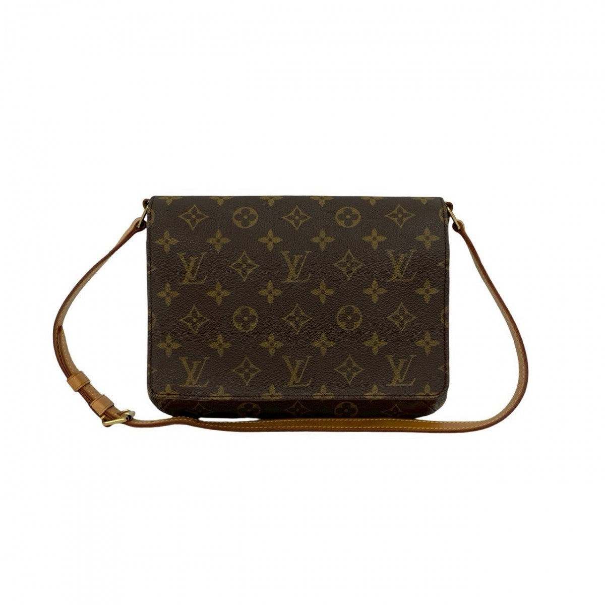 Louis Vuitton M tte Tango Monogram Leather Brown Shoulder Bag 827B827