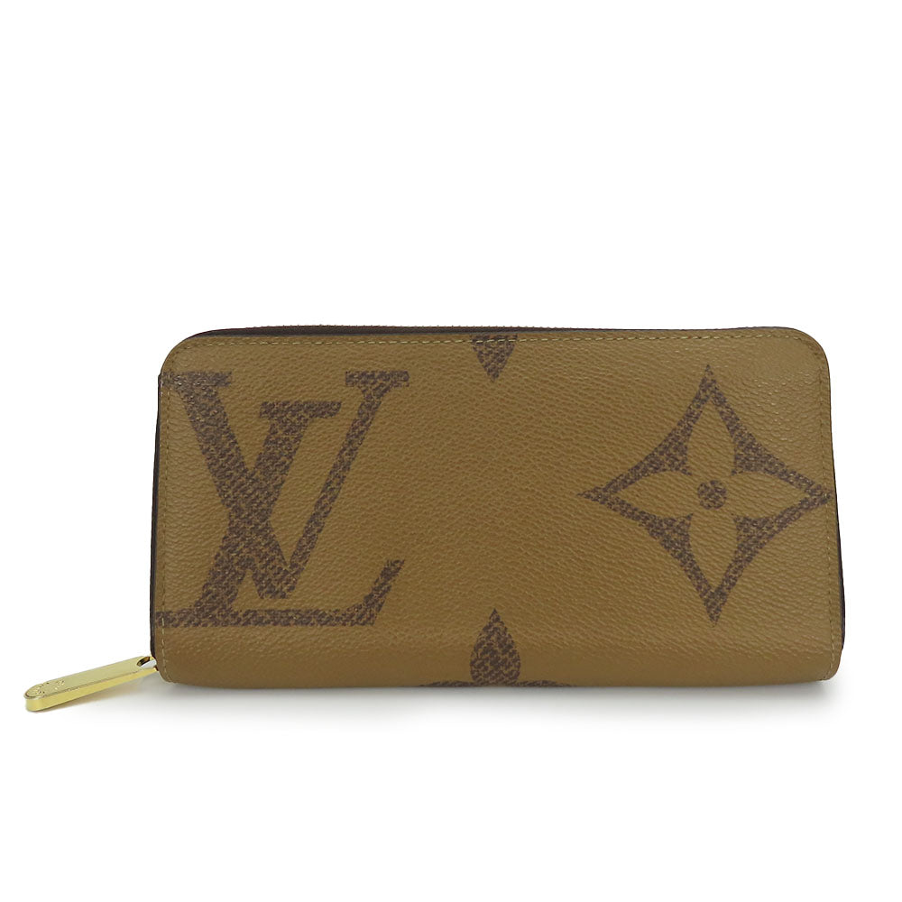 Louis Vuitton Long Purse M69353 Giant Reverse Monogram Brown Wallet Case