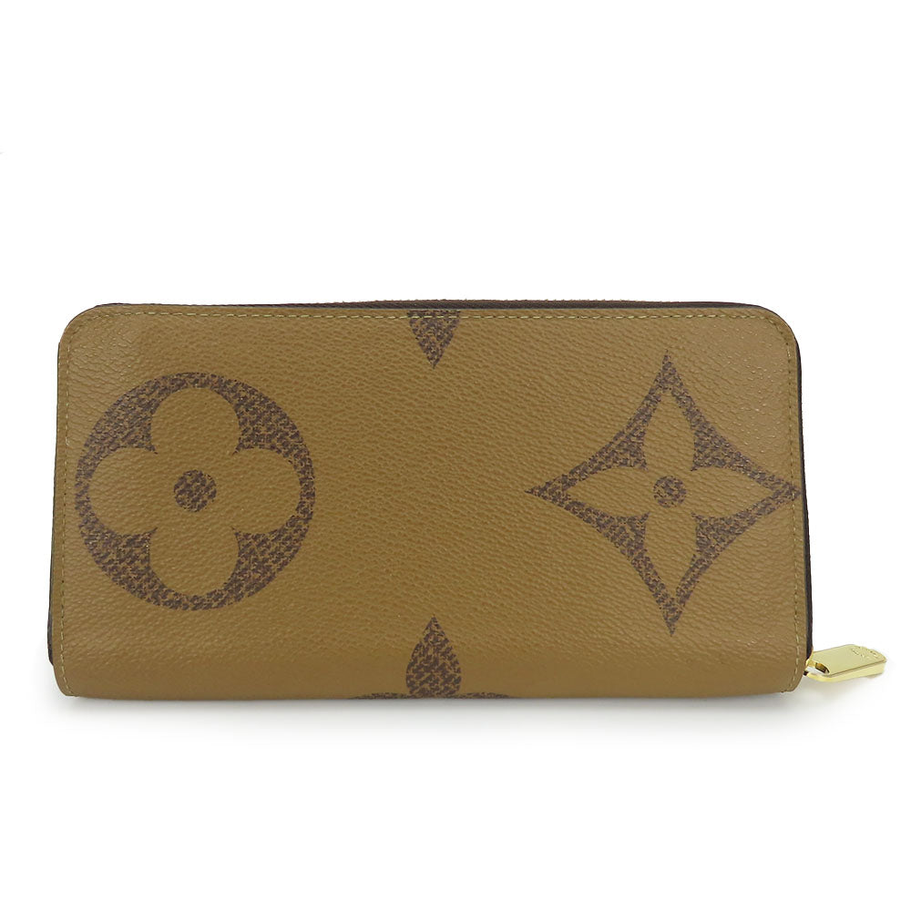 Louis Vuitton Long Purse M69353 Giant Reverse Monogram Brown Wallet Case