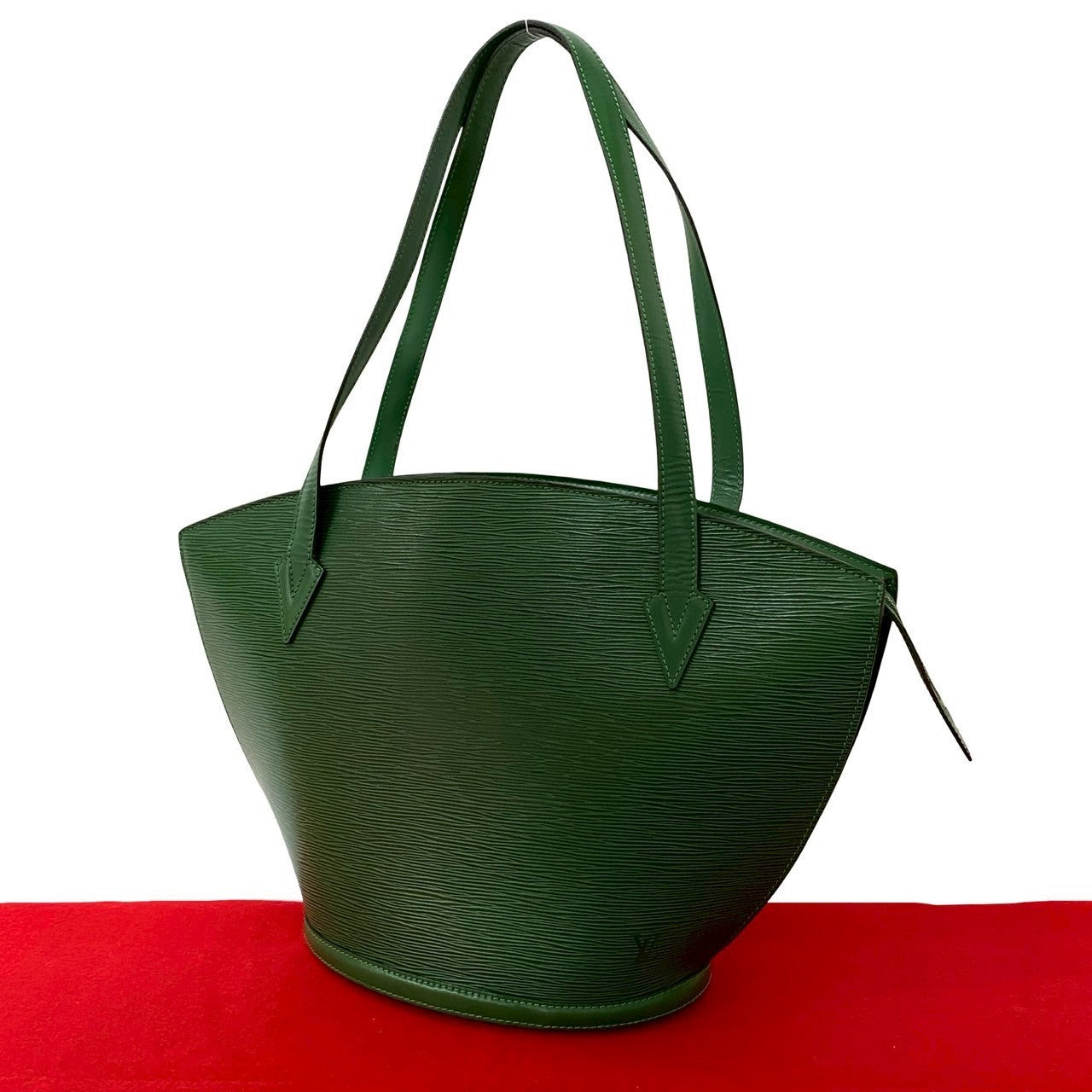 Louis Vuitton Epi Sunjack shopping Leather Green Tote Bag 828B827