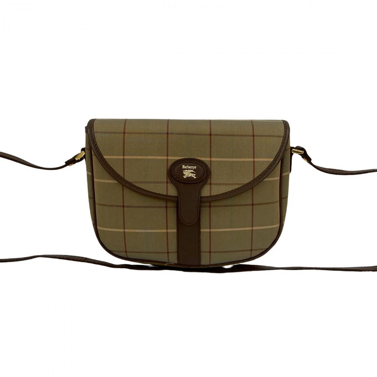 Burberry Shoulder Bag Canvas Brown 828B828 18125