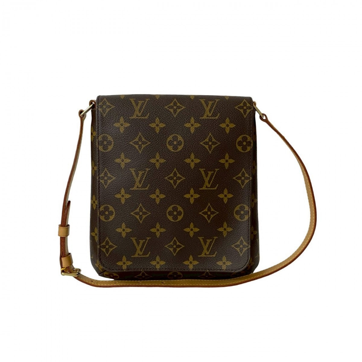 Louis Vuitton M tte Salsa Monogram Leather Brown Shoulder Bag