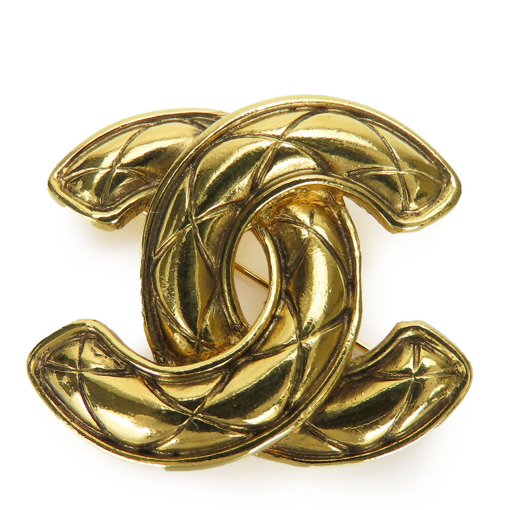 Chanel Brooch Gold Handbag 14