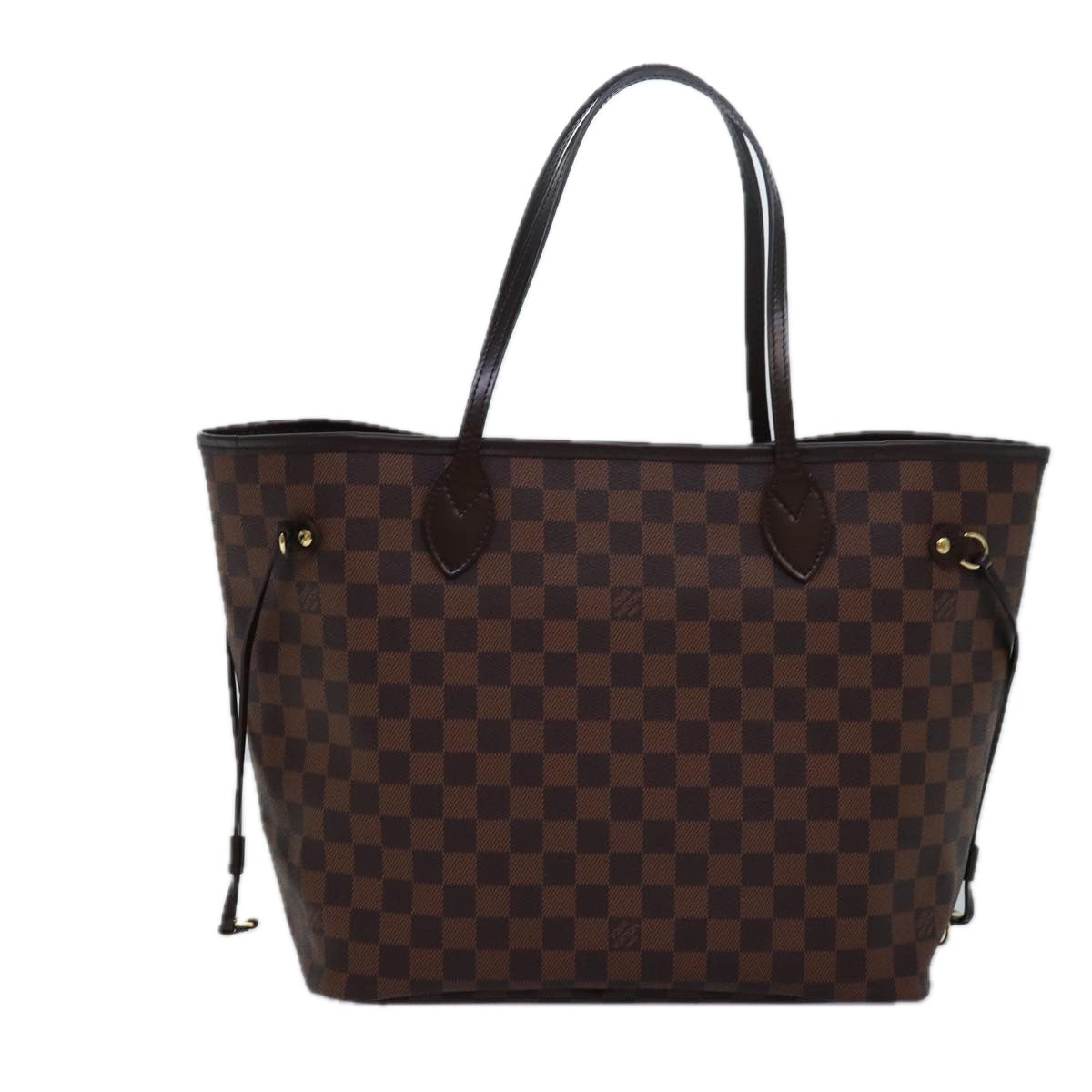 LOUIS VUITTON Damier Ebene Neverfull MM Tote Bag N51105 LV Auth 82932A