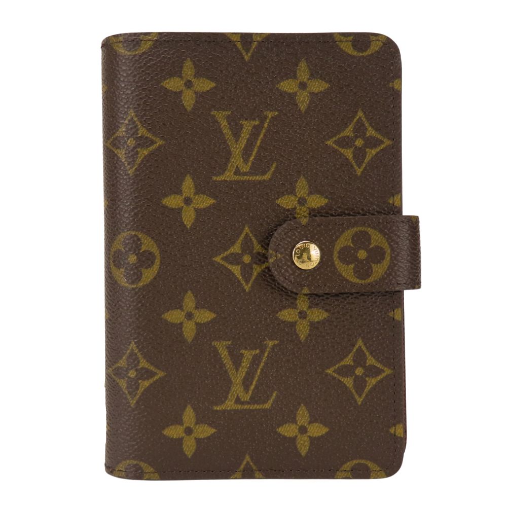 Louis Vuitton Bifold M61207 Porto Papier Monogram Brown Wallet Case