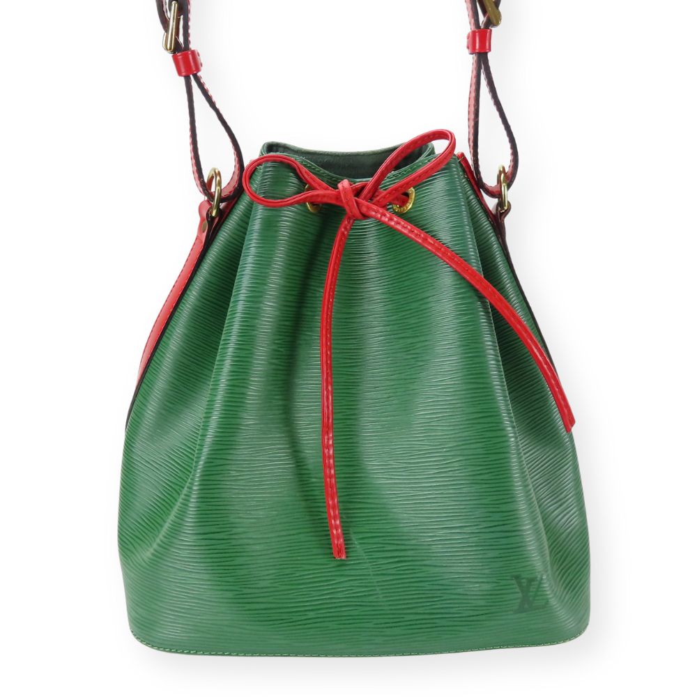 Louis Vuitton M44147 Epi Petit Noe Leather Green Shoulder Bag