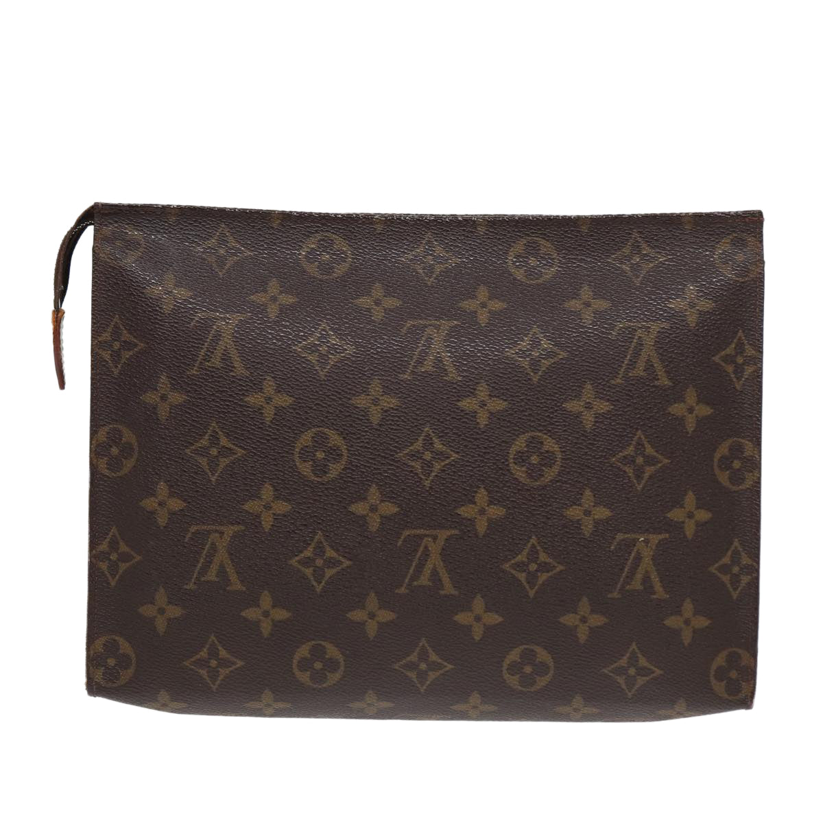 LOUIS VUITTON Monogram Poche Toilette 26 Pouch M47542 LV Auth 82952