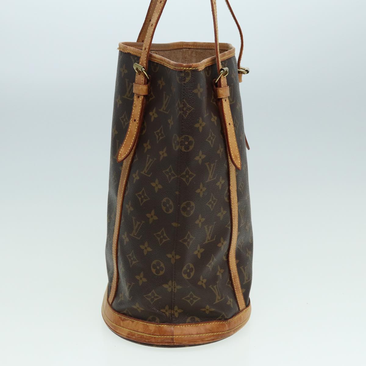 LOUIS VUITTON Monogram Bucket GM Shoulder Bag M42236 LV Auth 82970