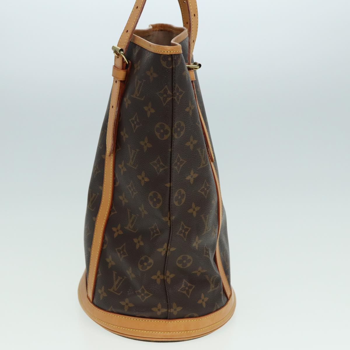 LOUIS VUITTON Monogram Bucket GM Shoulder Bag M42236 LV Auth 82974