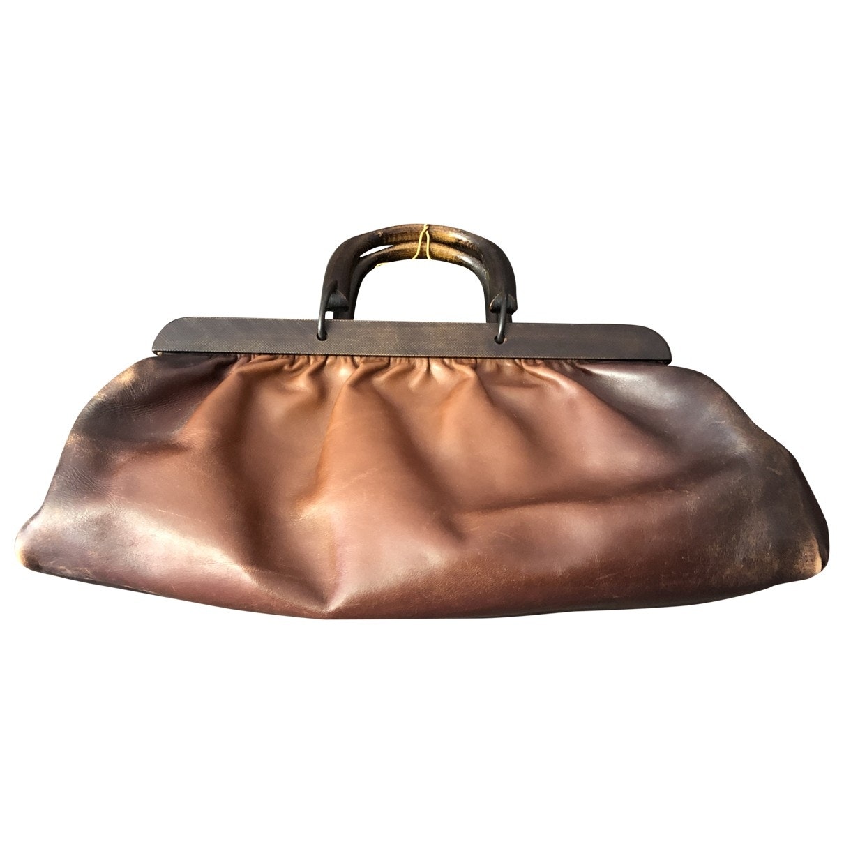 Gucci brown leather handbag