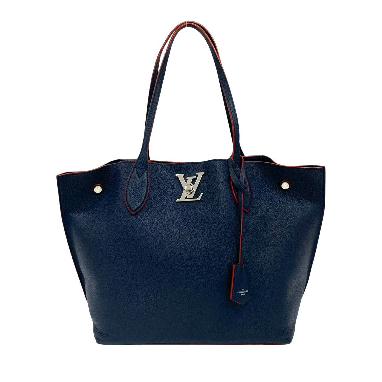 Louis Vuitton Rock me go Leather Navy Tote Bag