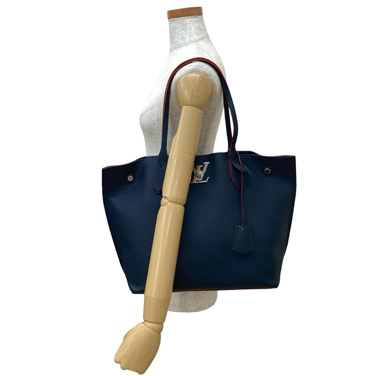 Louis Vuitton Rock me go Leather Navy Tote Bag