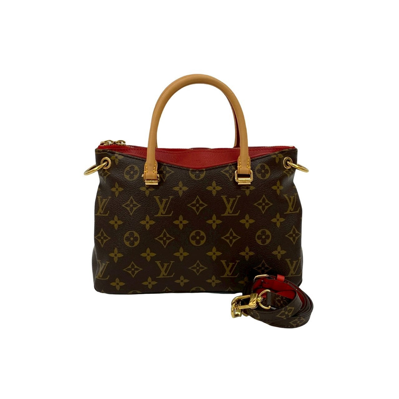 Louis Vuitton Pallas BB Monogram Leather Brown Shoulder Bag