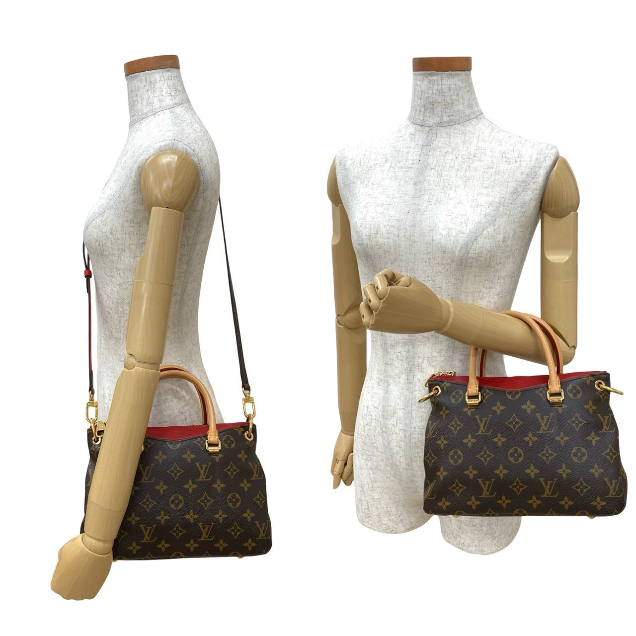 Louis Vuitton Pallas BB Monogram Leather Brown Shoulder Bag