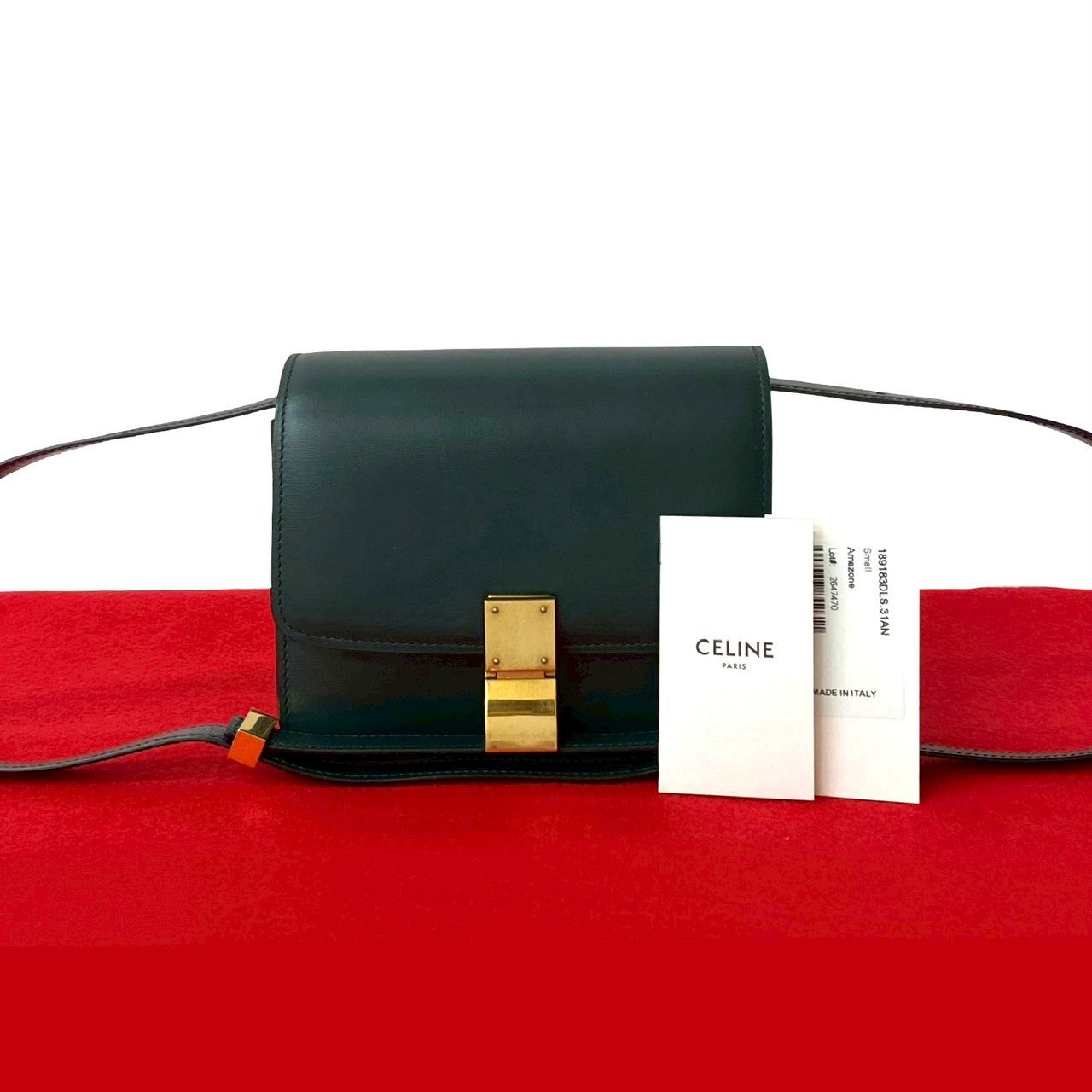 Shoulder Bag Classic Box Leather Green