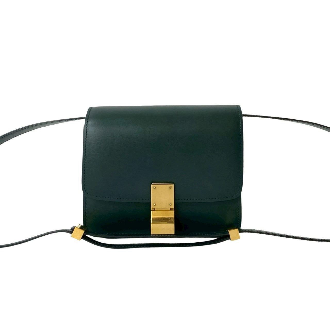 Shoulder Bag Classic Box Leather Green