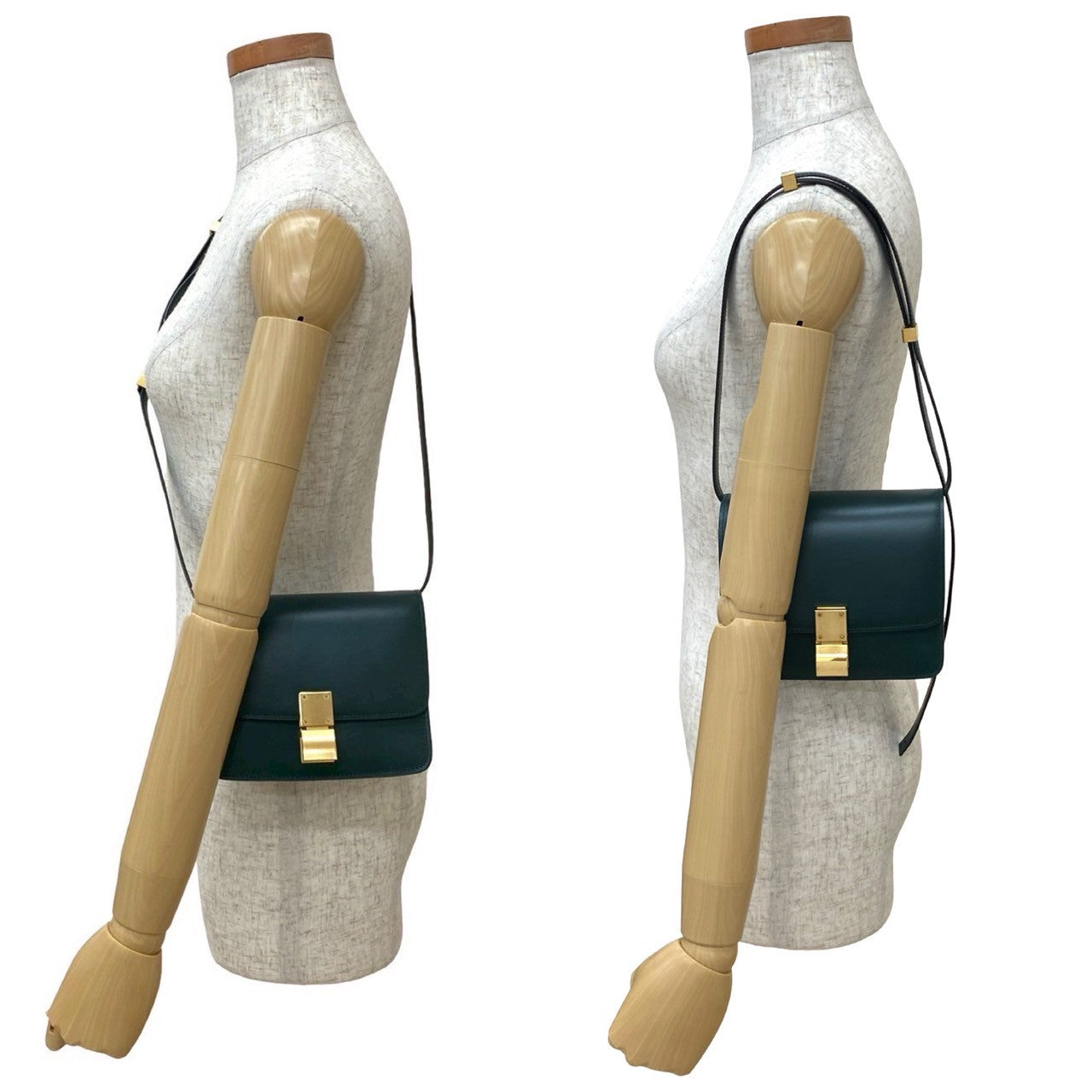 Shoulder Bag Classic Box Leather Green