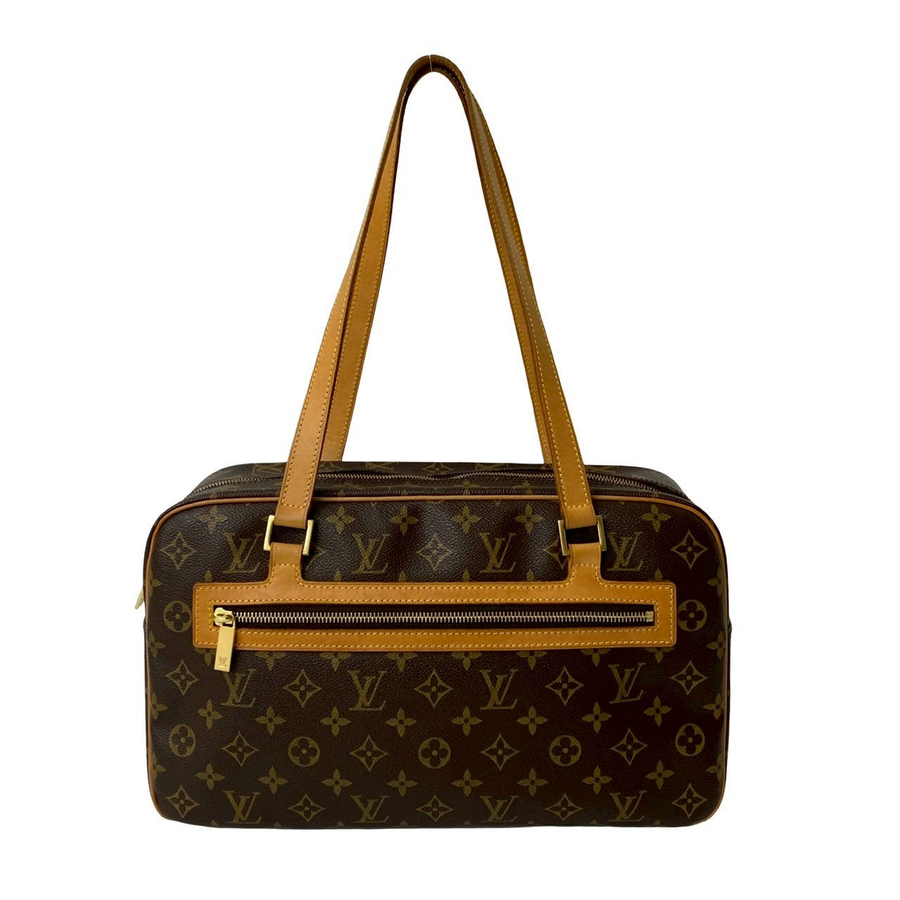 Louis Vuitton Cite GM Monogram Leather Brown Shoulder Bag 829B829
