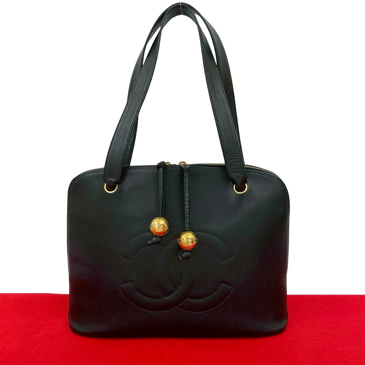 Chanel Matt caviar skin Black Shoulder Bag 829B829